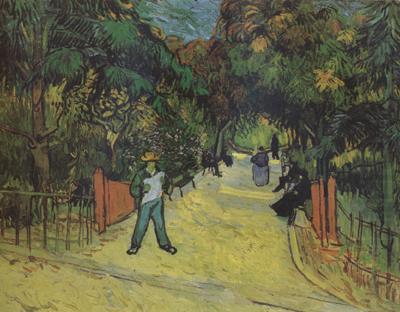 Entrance to thte Public Park in Arles (nn04), Vincent Van Gogh